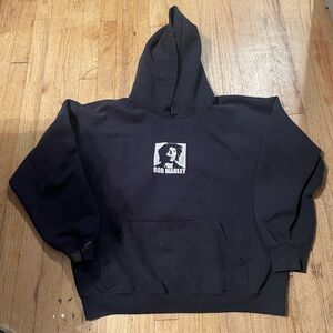Gildan Black Bob Marley Hoodie